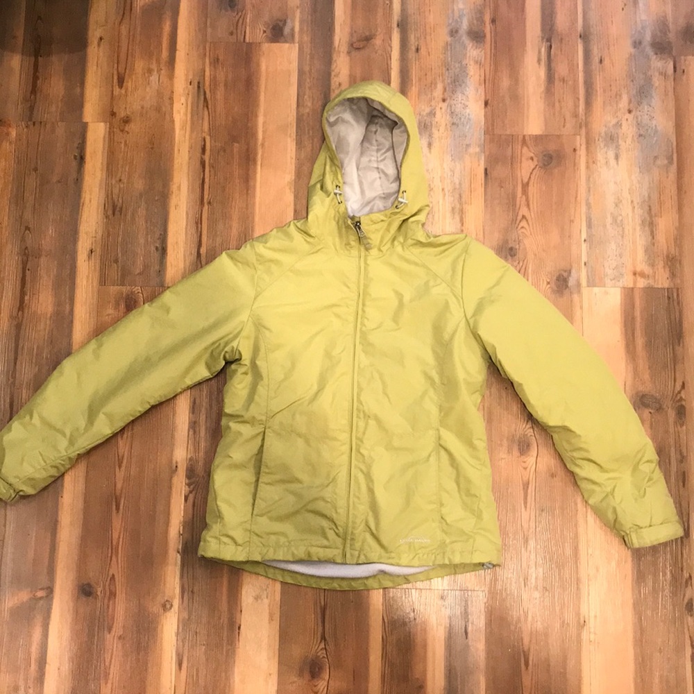 Eddie Bauer Fleece Lined Zip Up Winter Coat/Jacket
